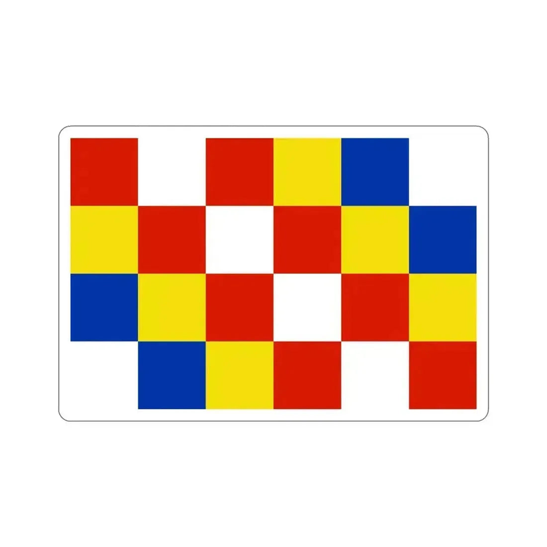 Flag of Antwerp Belgium STICKER Vinyl Die-Cut Decal 5 Inch - The Sticker Space