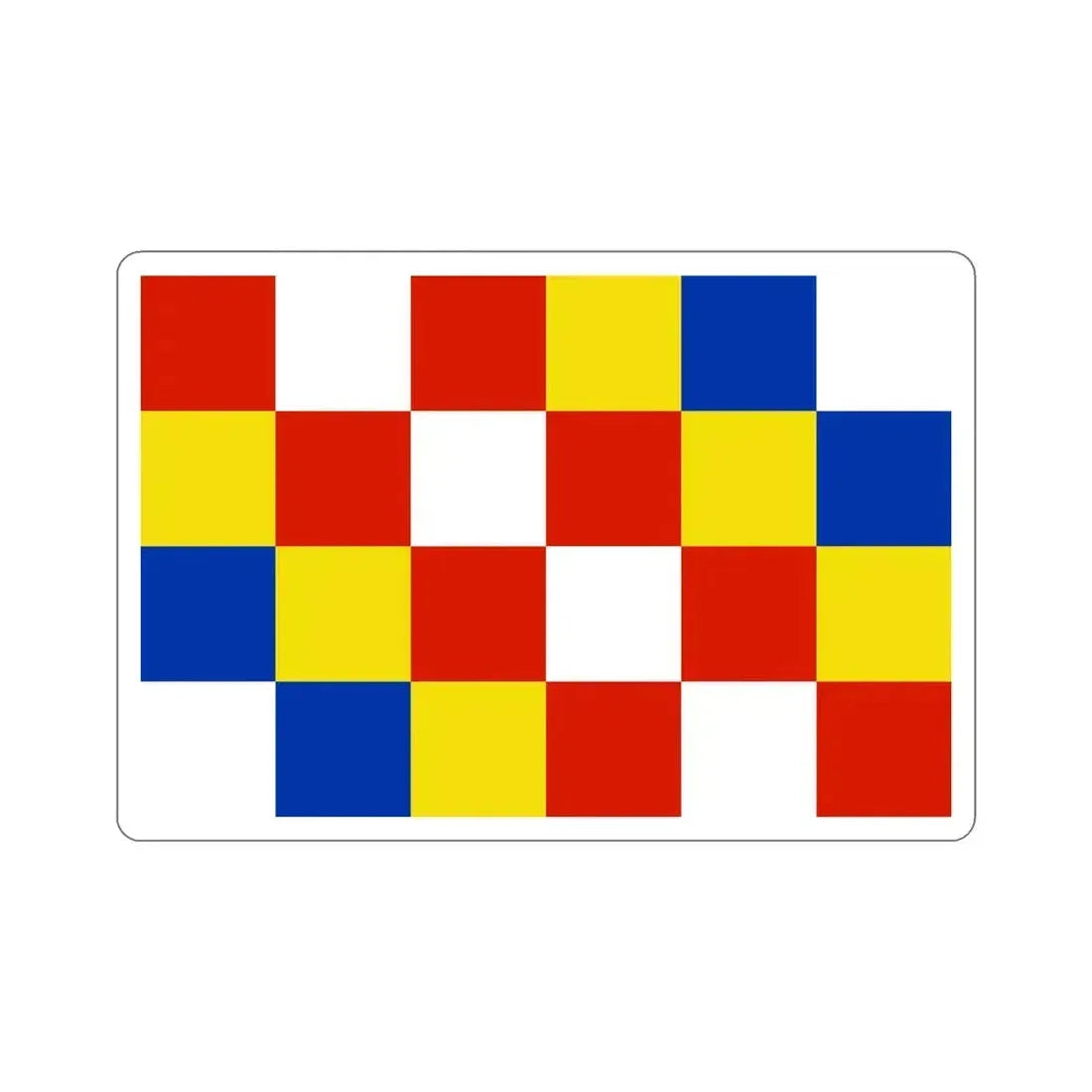 Flag of Antwerp Belgium STICKER Vinyl Die-Cut Decal 5 Inch - The Sticker Space