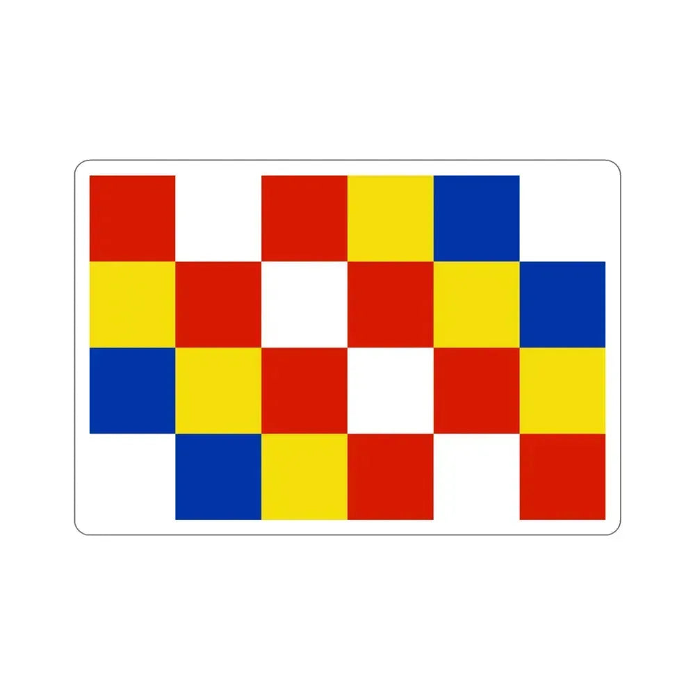 Flag of Antwerp Belgium STICKER Vinyl Die-Cut Decal 6 Inch - The Sticker Space