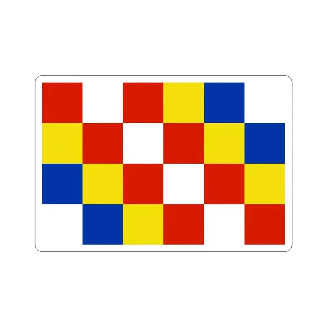 Flag of Antwerp Belgium STICKER Vinyl Die-Cut Decal 6 Inch - The Sticker Space