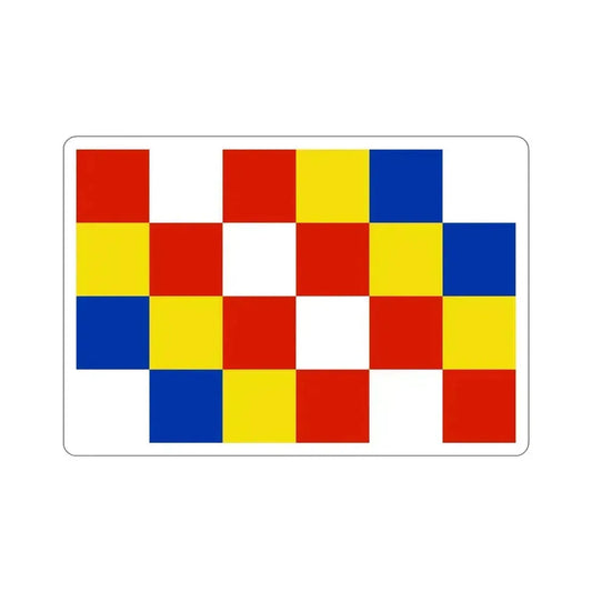 Flag of Antwerp Belgium STICKER Vinyl Die-Cut Decal 6 Inch - The Sticker Space