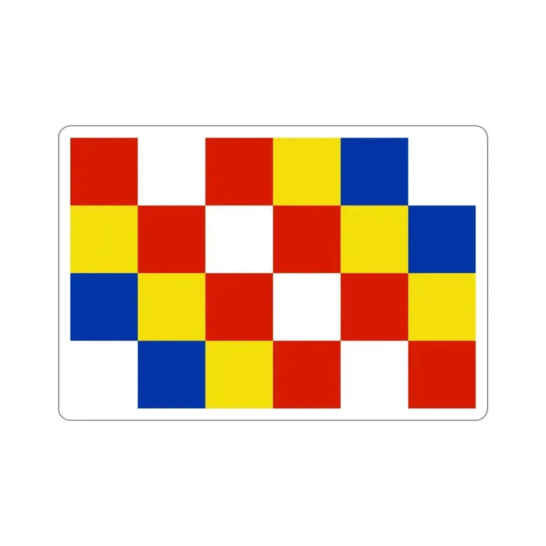 Flag of Antwerp Belgium STICKER Vinyl Die-Cut Decal 6 Inch - The Sticker Space