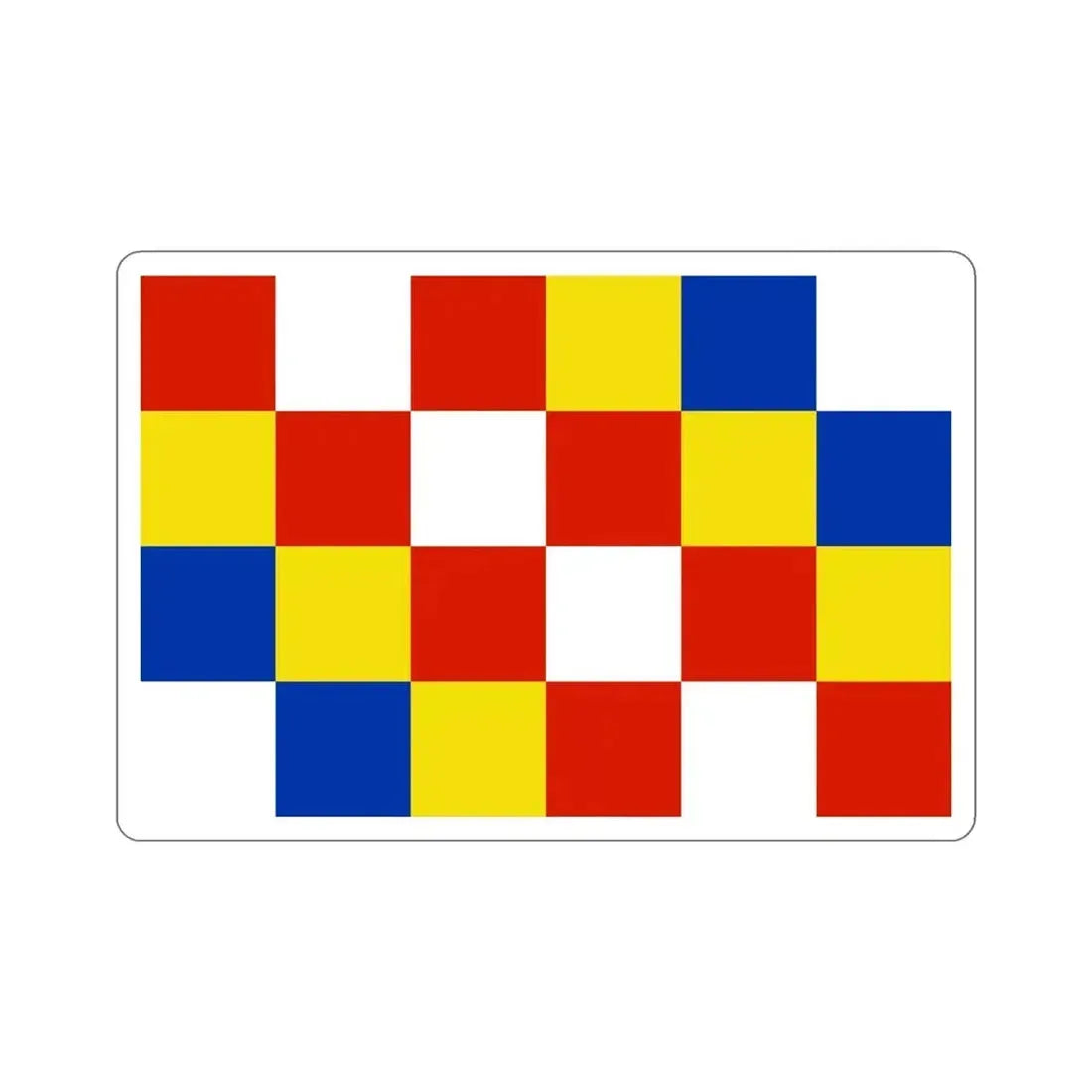 Flag of Antwerp Belgium STICKER Vinyl Die-Cut Decal - The Sticker Space
