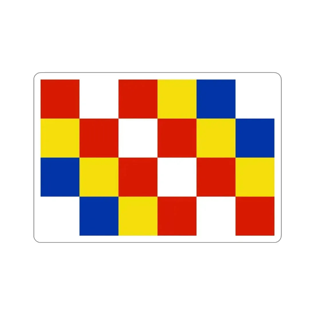 Flag of Antwerp Belgium STICKER Vinyl Die-Cut Decal - The Sticker Space