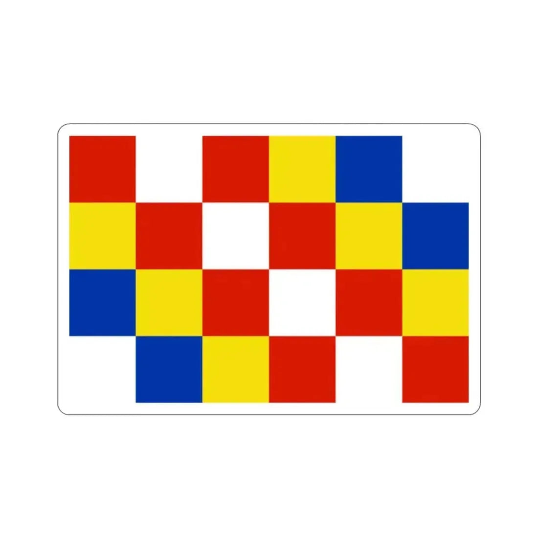 Flag of Antwerp Belgium STICKER Vinyl Die-Cut Decal - The Sticker Space