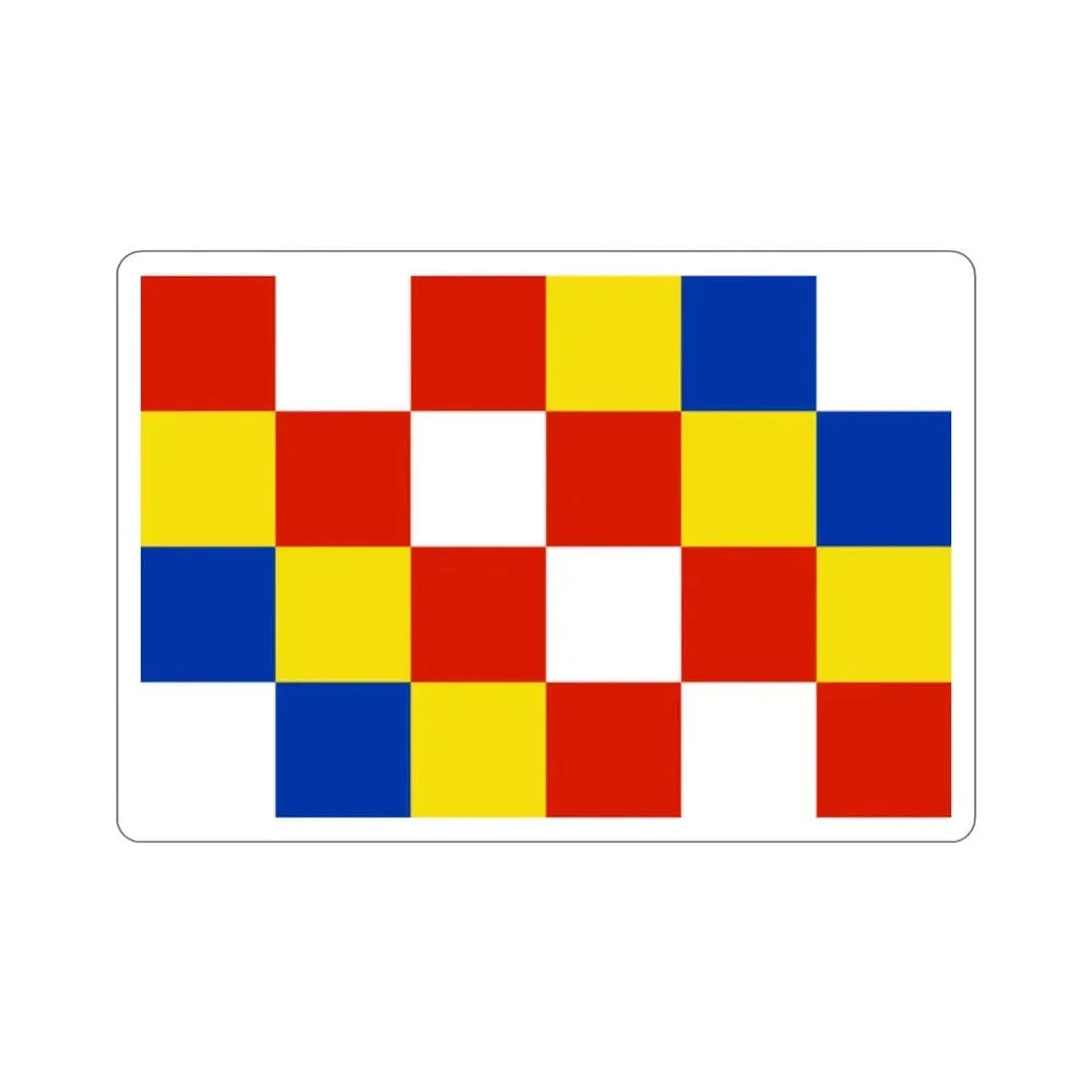 Flag of Antwerp Belgium STICKER Vinyl Die-Cut Decal - The Sticker Space