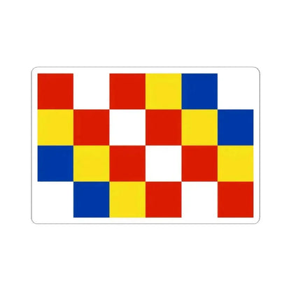 Flag of Antwerp (Belgium) STICKER Vinyl Kiss-Cut Decal 2 Inch White - The Sticker Space