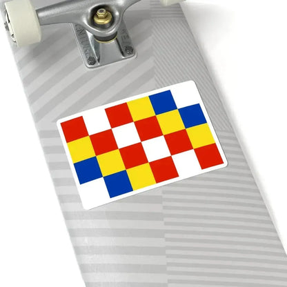 Flag of Antwerp (Belgium) STICKER Vinyl Kiss-Cut Decal - The Sticker Space