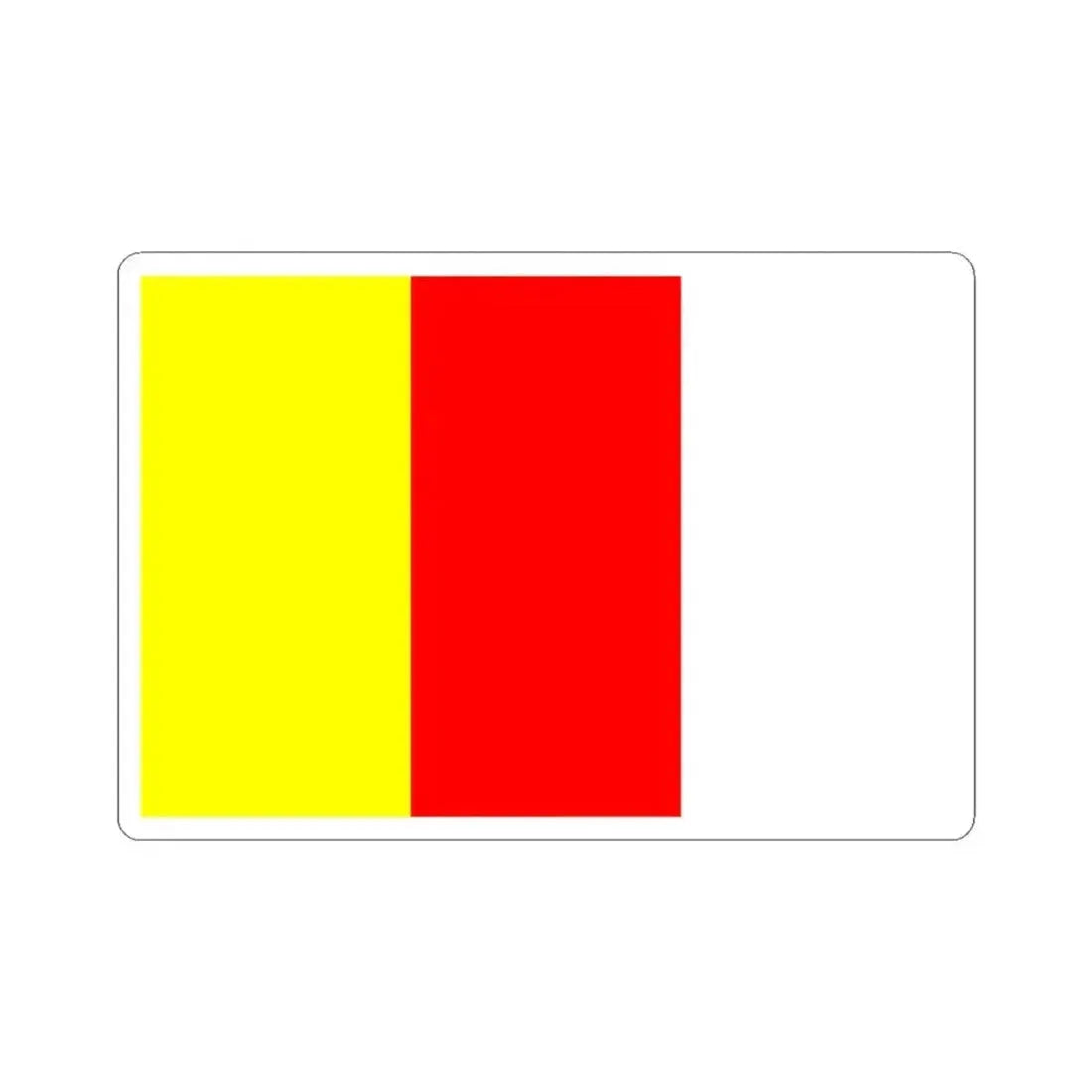 Flag of Antwerpen Province 1928-1997 (Belgium) STICKER Vinyl Kiss-Cut Decal 3 Inch White - The Sticker Space