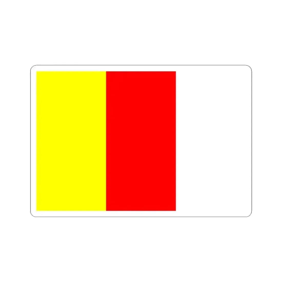 Flag of Antwerpen Province 1928-1997 (Belgium) STICKER Vinyl Kiss-Cut Decal 4 Inch White - The Sticker Space