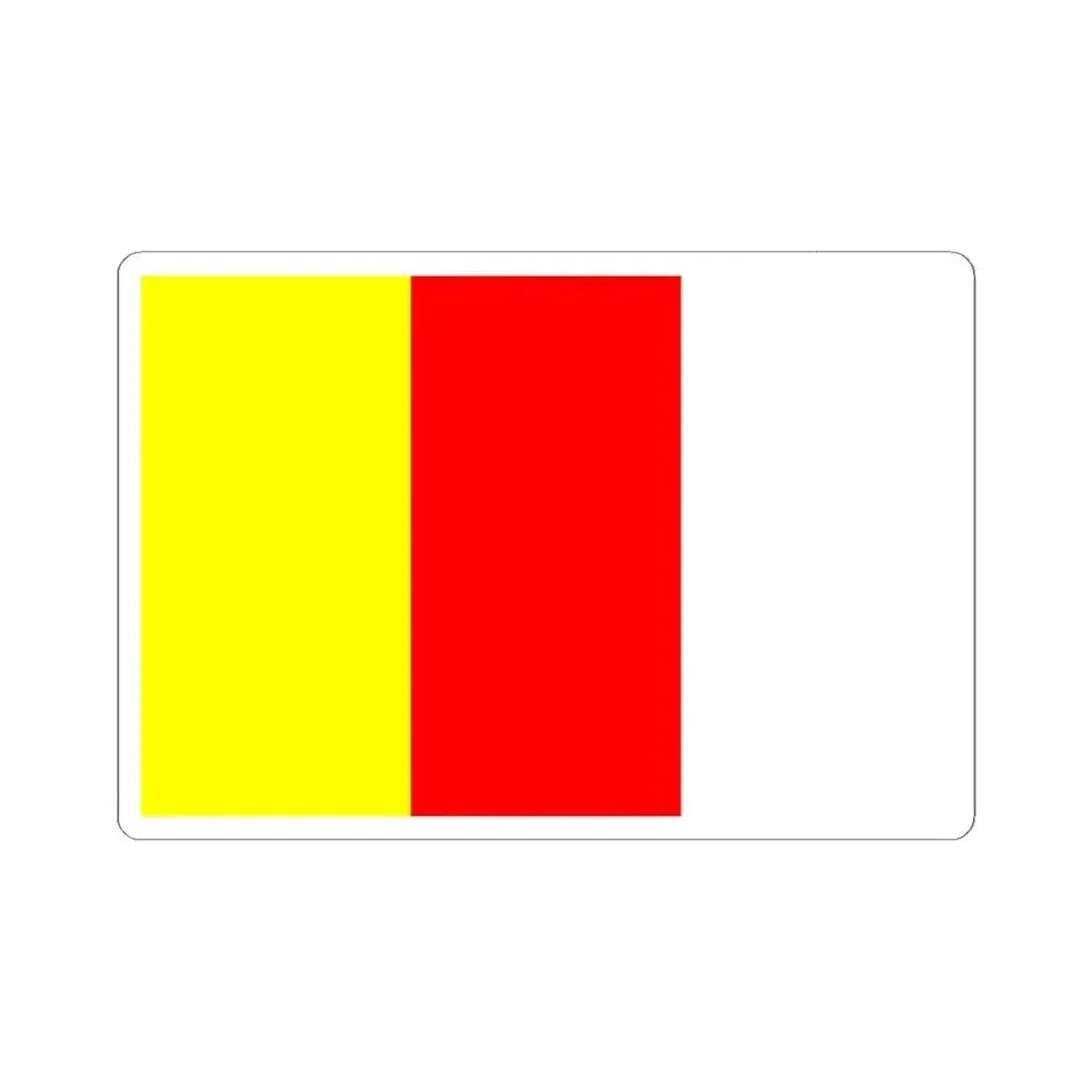 Flag of Antwerpen Province 1928-1997 (Belgium) STICKER Vinyl Kiss-Cut Decal 6 Inch White - The Sticker Space