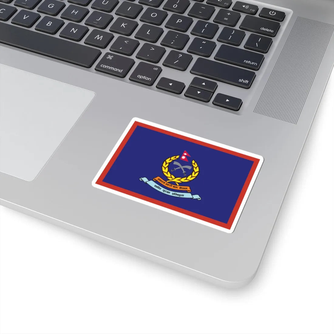 Flag of APF Nepal - No. 1 Baraha Brigade (Nepal) STICKER Vinyl Kiss-Cut Decal - The Sticker Space