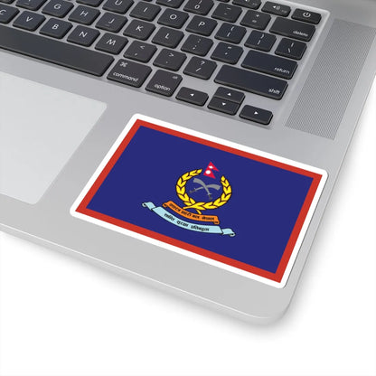 Flag of APF Nepal - No. 1 Baraha Brigade (Nepal) STICKER Vinyl Kiss-Cut Decal - The Sticker Space