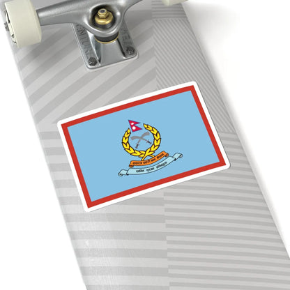 Flag of APF Nepal - No. 6 Maheshwori Brigade (Nepal) STICKER Vinyl Kiss-Cut Decal - The Sticker Space