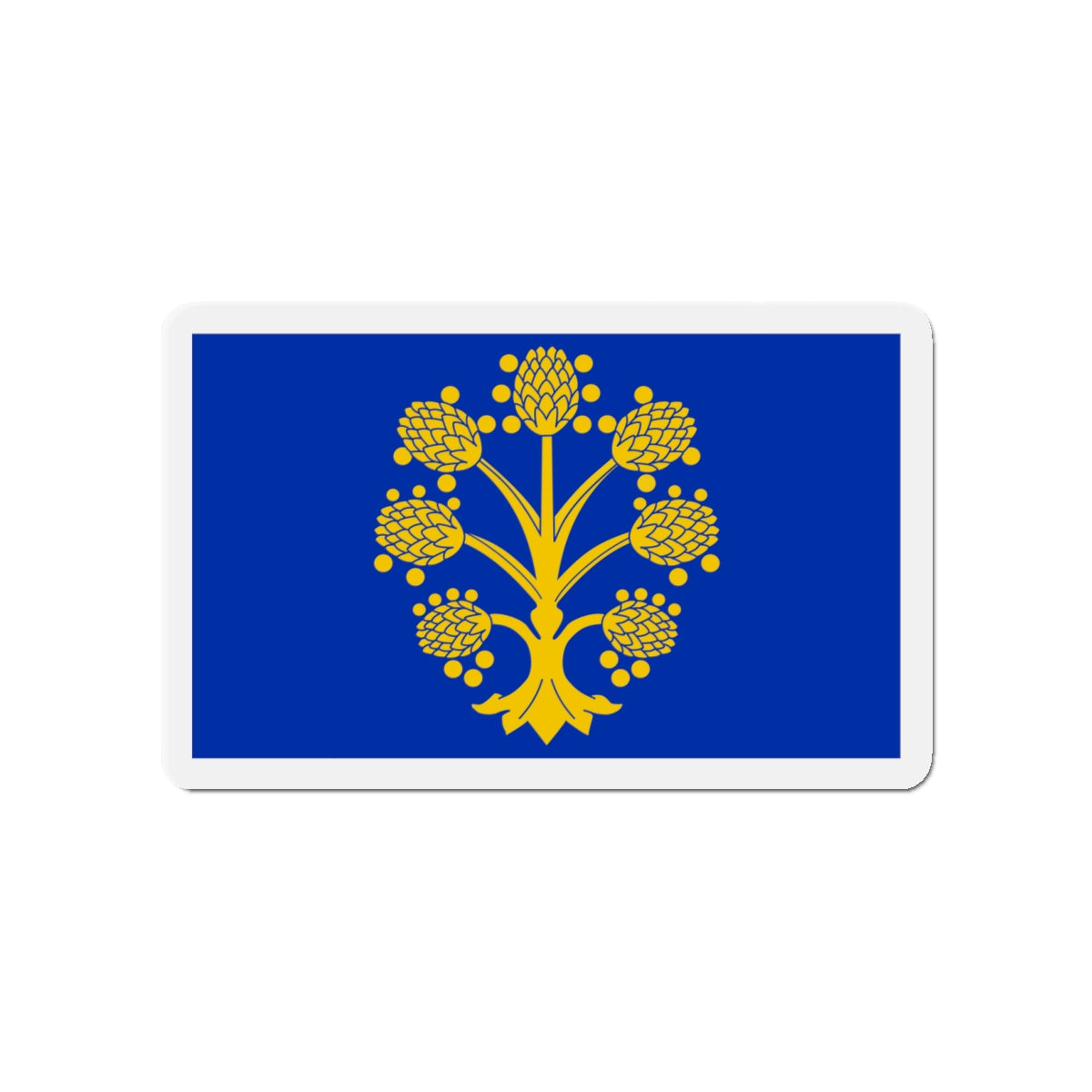 Flag of Appleby in Westmorland UK - Die-Cut Magnet-4" x 4"-The Sticker Space