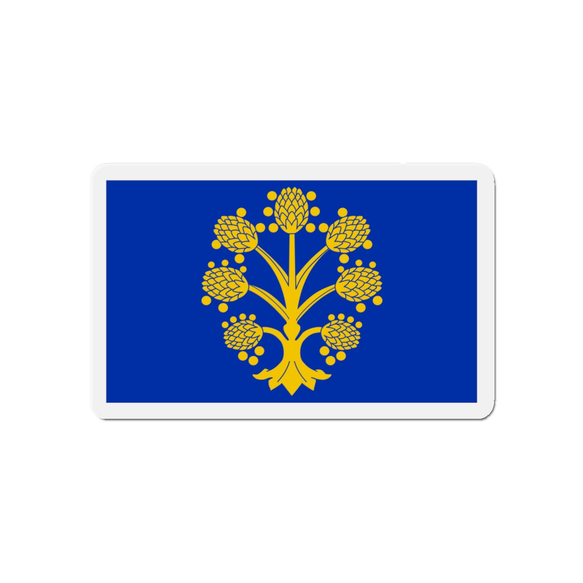 Flag of Appleby in Westmorland UK - Die-Cut Magnet-5" x 5"-The Sticker Space