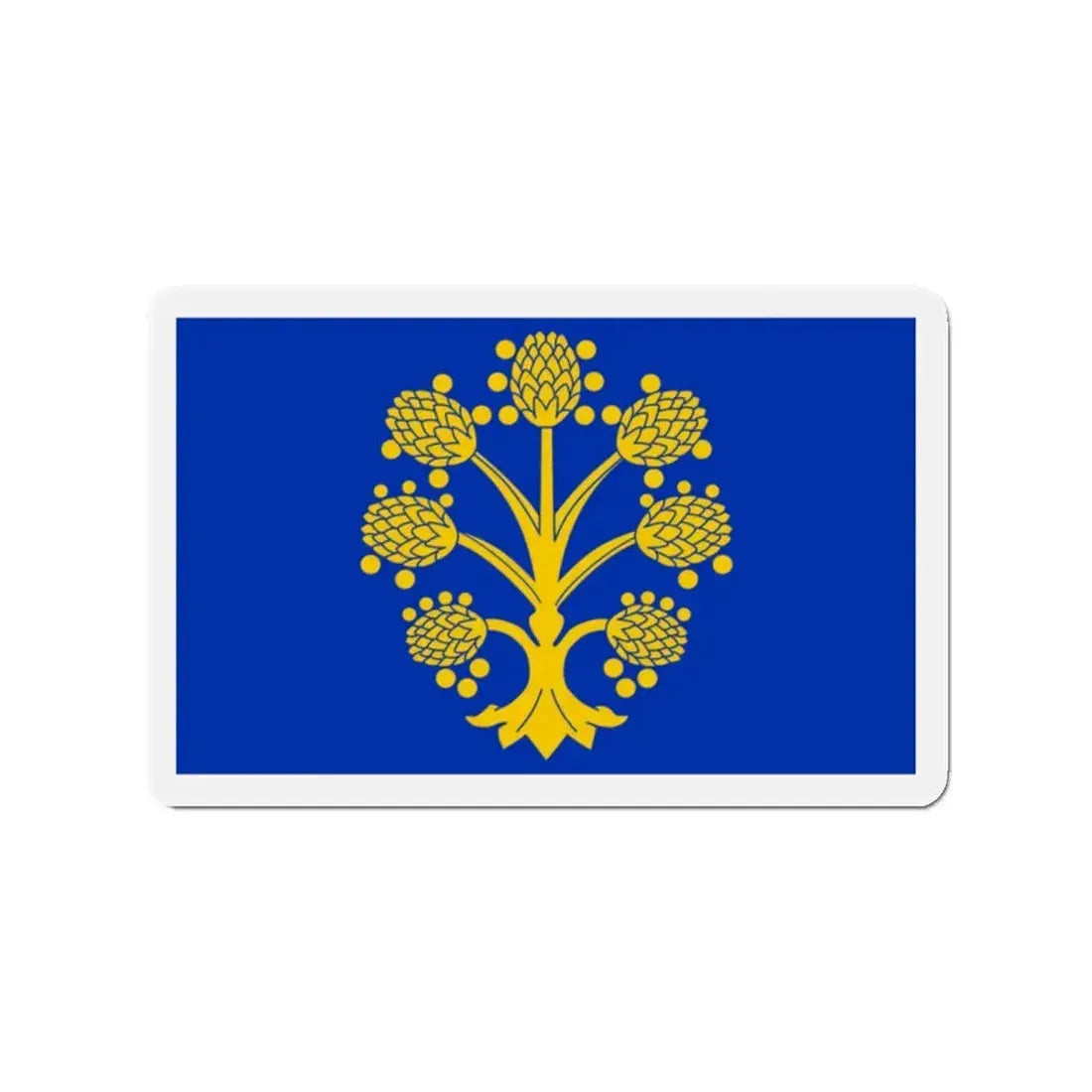 Flag of Appleby in Westmorland UK - Refrigerator Magnet 2 Inch - The Sticker Space