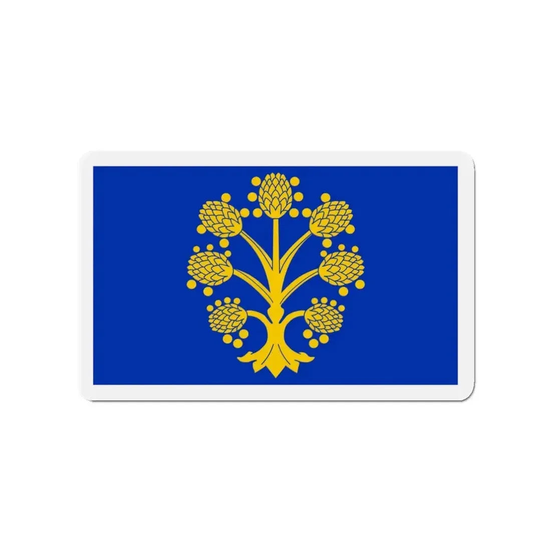 Flag of Appleby in Westmorland UK - Refrigerator Magnet 3 Inch - The Sticker Space