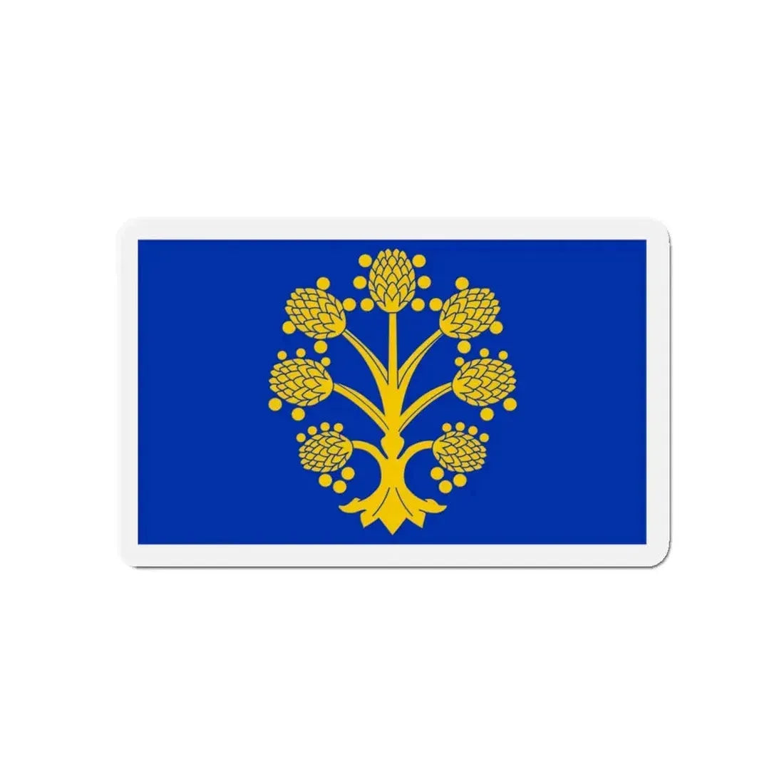 Flag of Appleby in Westmorland UK - Refrigerator Magnet 4 Inch - The Sticker Space