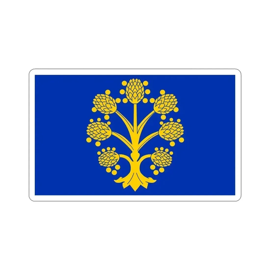 Flag of Appleby in Westmorland UK STICKER Vinyl Die-Cut Decal 4 Inch - The Sticker Space