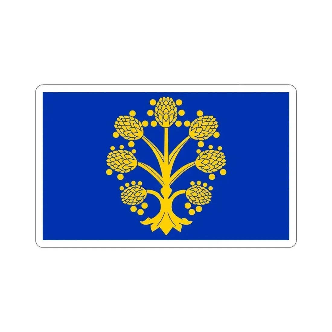 Flag of Appleby in Westmorland UK STICKER Vinyl Die-Cut Decal 5 Inch - The Sticker Space