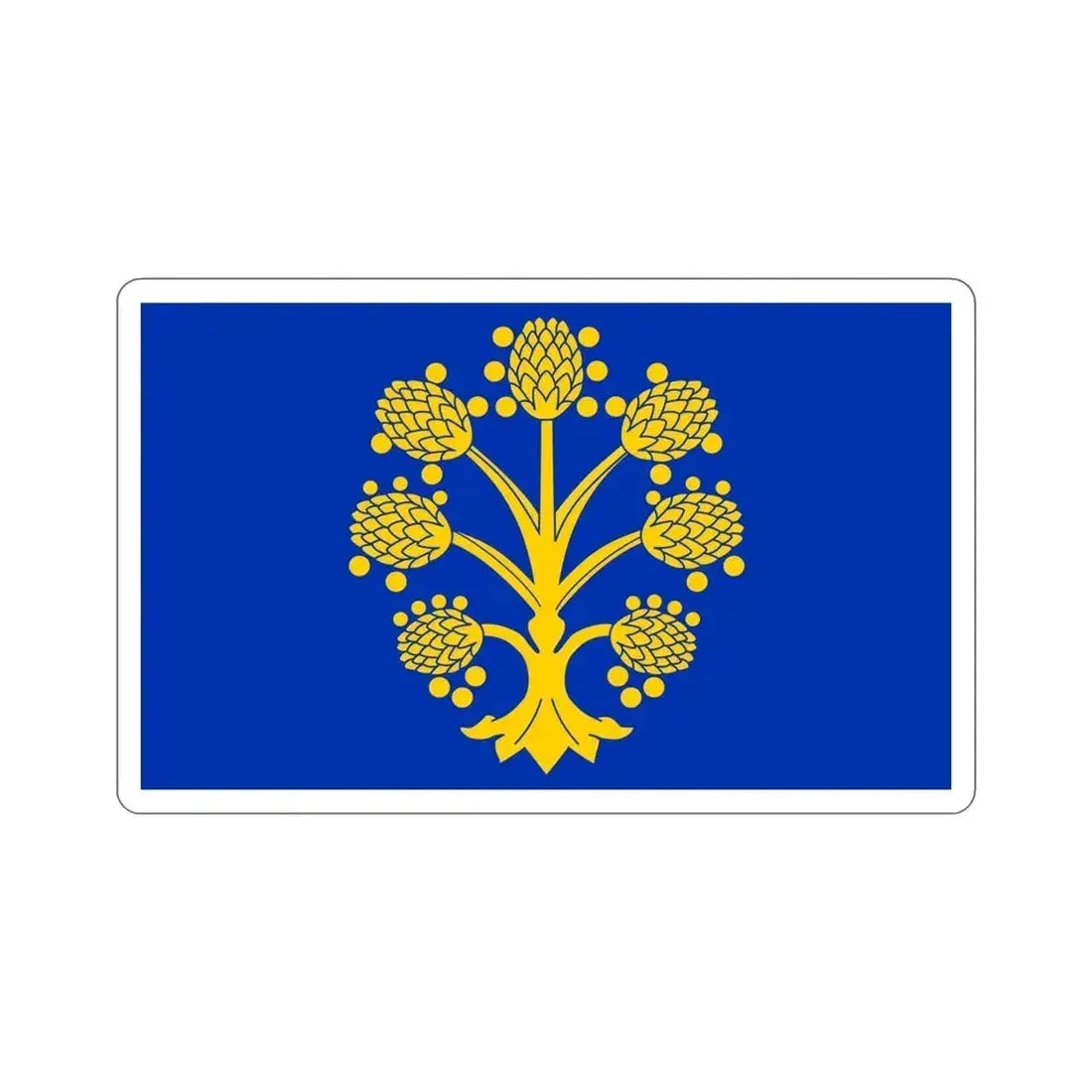 Flag of Appleby in Westmorland UK STICKER Vinyl Die-Cut Decal - The Sticker Space