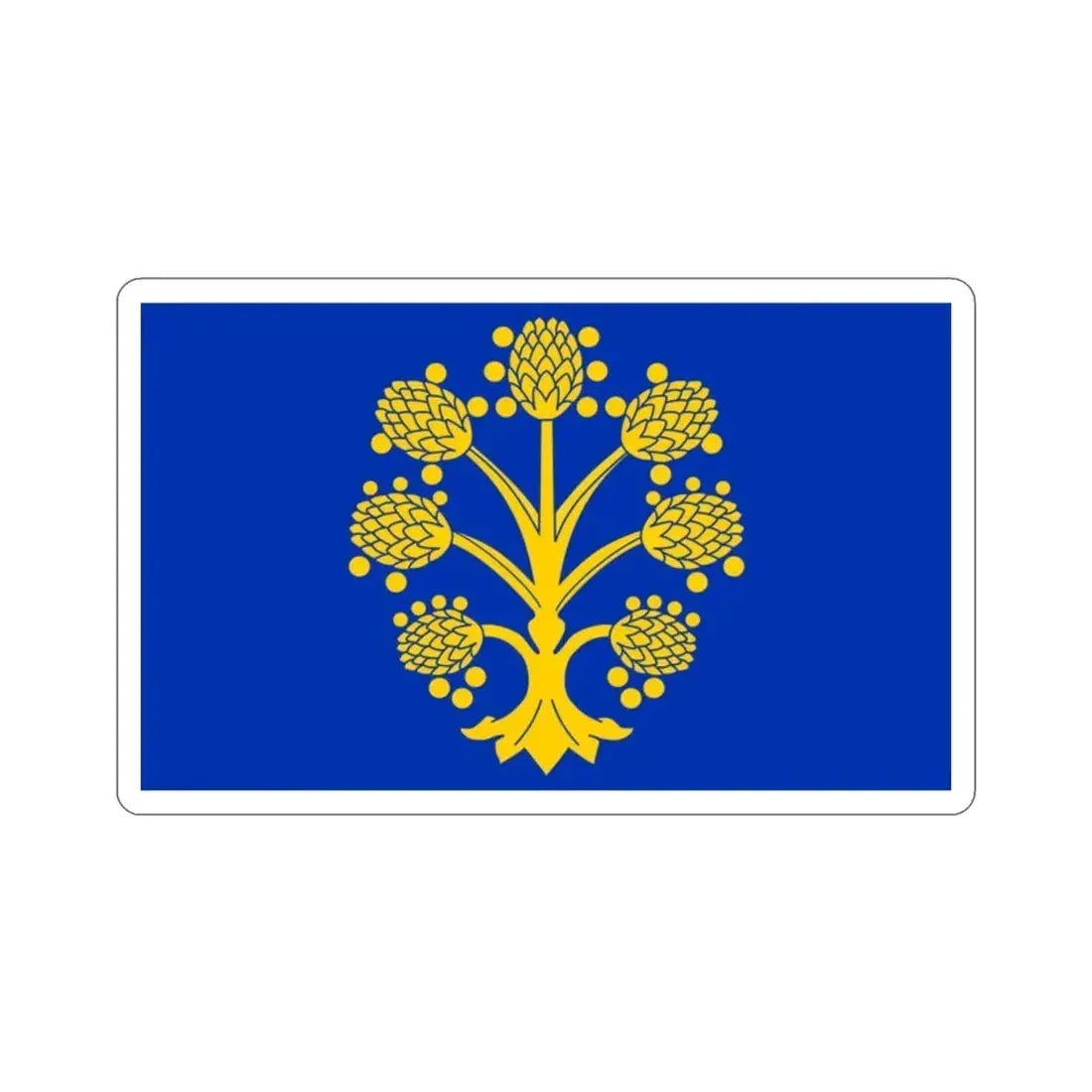 Flag of Appleby in Westmorland UK STICKER Vinyl Die-Cut Decal - The Sticker Space