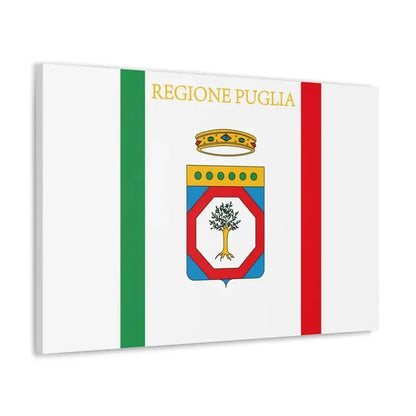 Flag of Apulia Italy - Canvas Wall Art - The Sticker Space