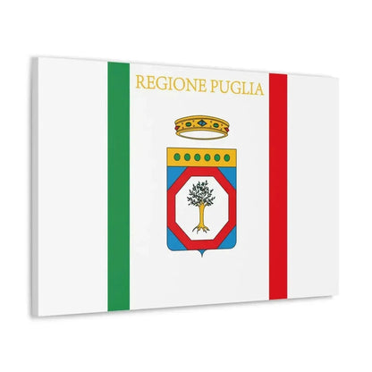 Flag of Apulia Italy - Canvas Wall Art - The Sticker Space