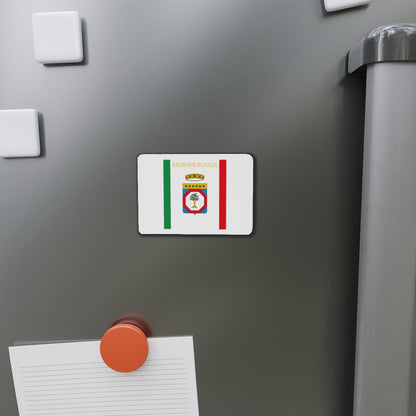 Flag of Apulia Italy - Die-Cut Magnet-The Sticker Space