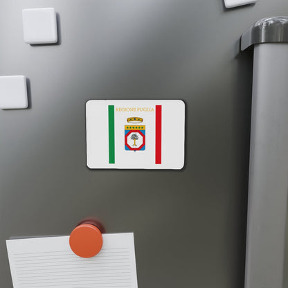 Flag of Apulia Italy - Die-Cut Magnet-The Sticker Space