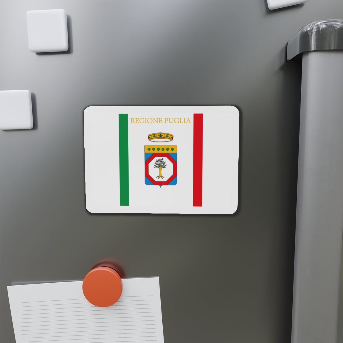 Flag of Apulia Italy - Die-Cut Magnet-The Sticker Space