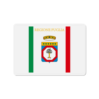 Flag of Apulia Italy - Die-Cut Magnet-2" x 2"-The Sticker Space