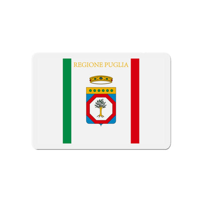 Flag of Apulia Italy - Die-Cut Magnet-6 × 6"-The Sticker Space