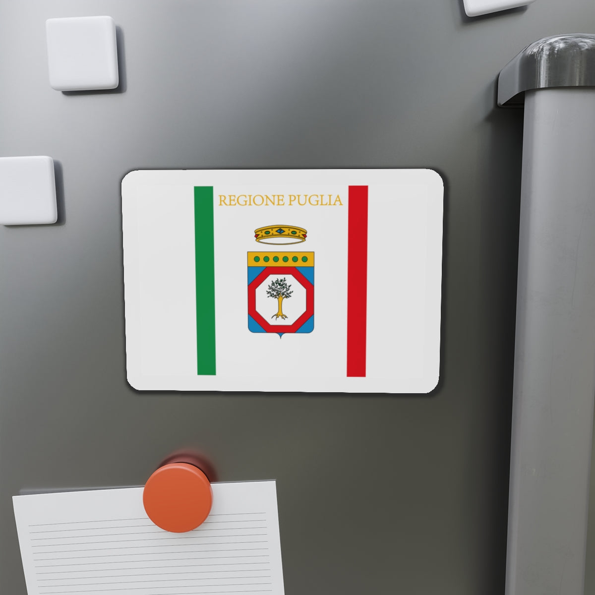 Flag of Apulia Italy - Die-Cut Magnet-The Sticker Space