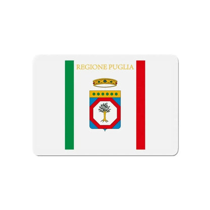 Flag of Apulia Italy - Refrigerator Magnet - The Sticker Space