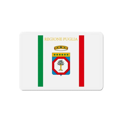 Flag of Apulia Italy - Refrigerator Magnet - The Sticker Space