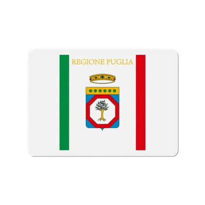 Flag of Apulia Italy - Refrigerator Magnet - The Sticker Space