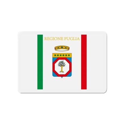 Flag of Apulia Italy - Refrigerator Magnet - The Sticker Space