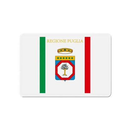 Flag of Apulia Italy - Refrigerator Magnet - The Sticker Space