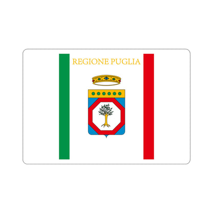 Flag of Apulia Italy STICKER Vinyl Die-Cut Decal-3 Inch-The Sticker Space