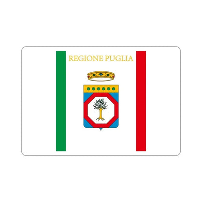 Flag of Apulia Italy STICKER Vinyl Die-Cut Decal 3 Inch - The Sticker Space