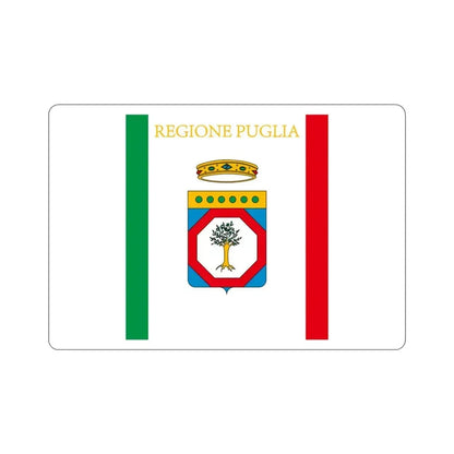 Flag of Apulia Italy STICKER Vinyl Die-Cut Decal 3 Inch - The Sticker Space