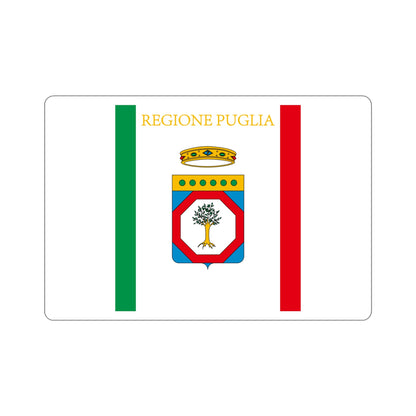 Flag of Apulia Italy STICKER Vinyl Die-Cut Decal-5 Inch-The Sticker Space