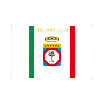 Flag of Apulia Italy STICKER Vinyl Die-Cut Decal 5 Inch - The Sticker Space