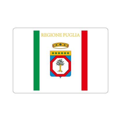 Flag of Apulia Italy STICKER Vinyl Die-Cut Decal-6 Inch-The Sticker Space