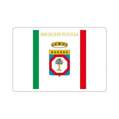 Flag of Apulia Italy STICKER Vinyl Die-Cut Decal 6 Inch - The Sticker Space