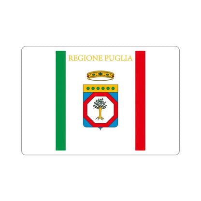 Flag of Apulia Italy STICKER Vinyl Die-Cut Decal - The Sticker Space