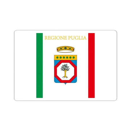 Flag of Apulia Italy - STICKER Vinyl Kiss-Cut Decal - The Sticker Space