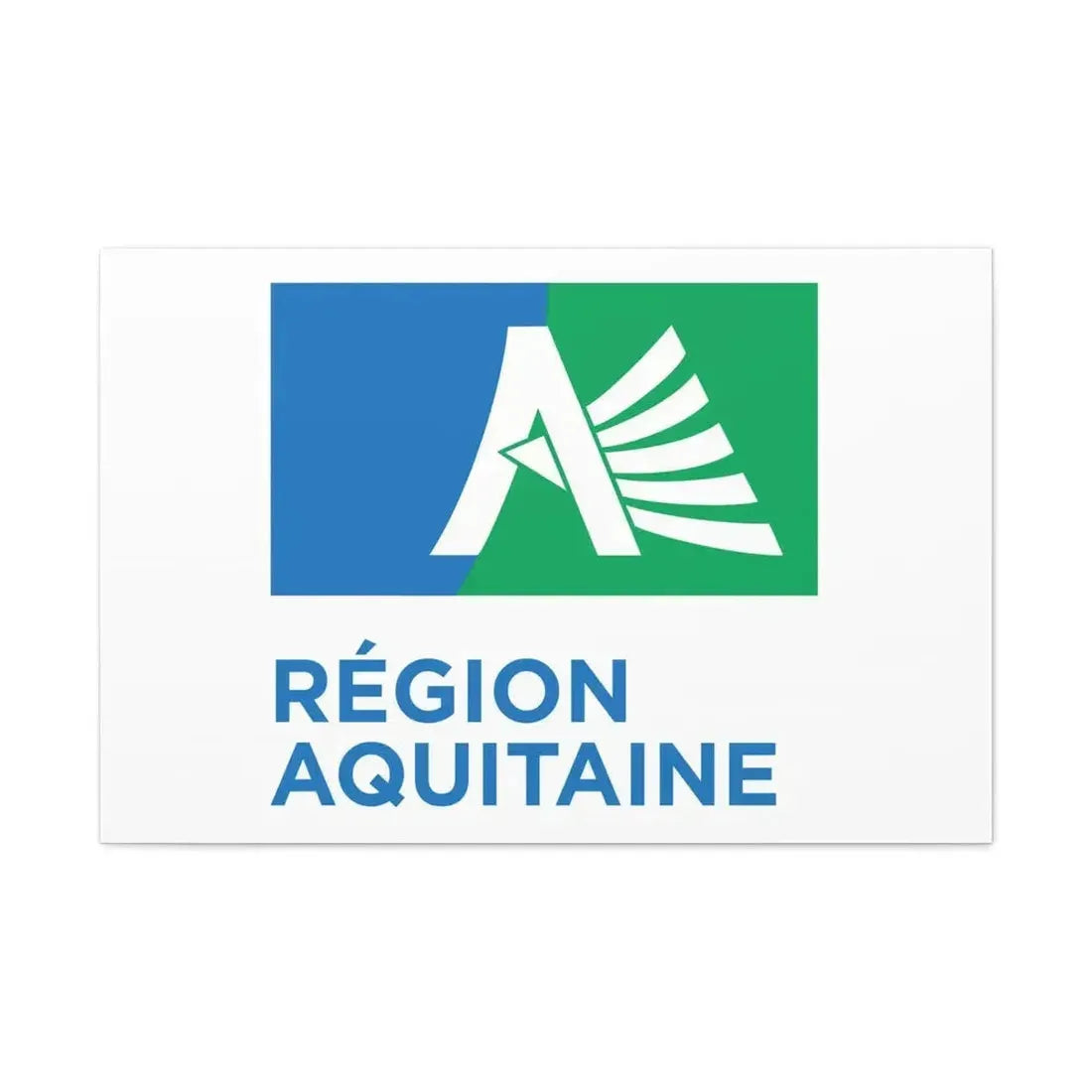 Flag of Aquitaine France 2 - Canvas Wall Art - The Sticker Space